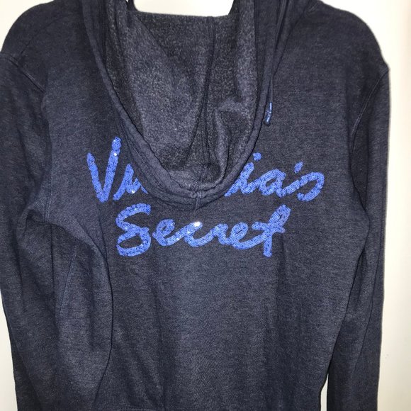 Victoria's Secret Sequined Zip-Up Hoodie - Picture 6 of 6